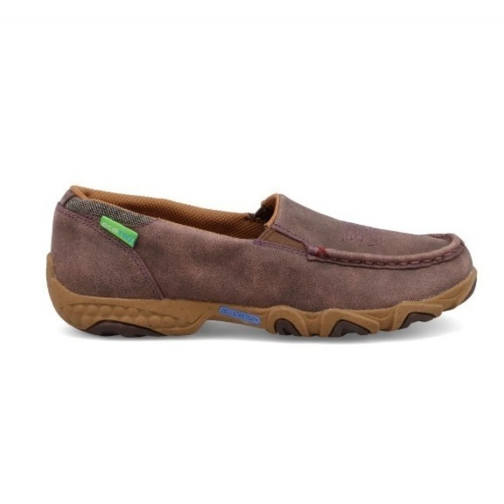 Twisted X Women's Driving Moc Comfort Shoes – Size 8.5 – Canvas & Leather – NWOB